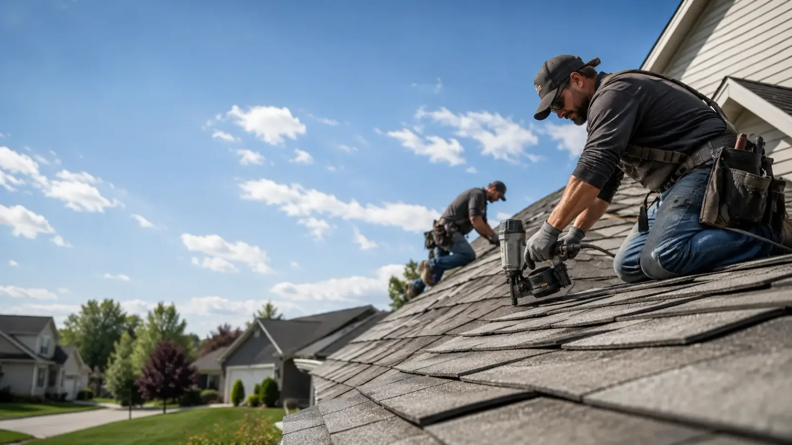 Storm Damage Roof Repair in Highland, IL near me